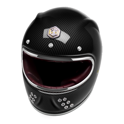 GUANG Full Face Charbon glossy-o Casques Guang Helmet